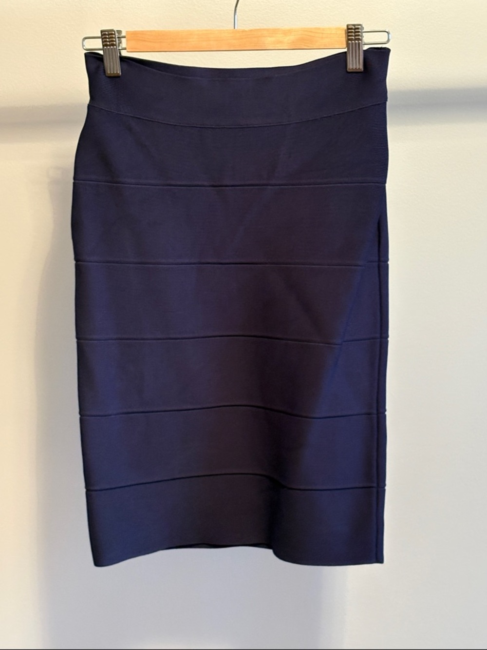 ❣️ True Vintage The ICONIC Navy Ribbed Knit Skirt